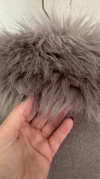 Chaleco gris pelo moda curvy
