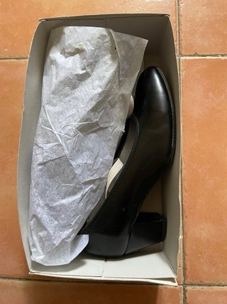 Zapatos Flamenco Negros Tacón Usados