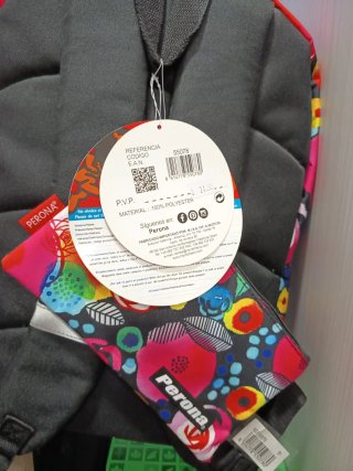 Mochila Perona Flores Multicolor