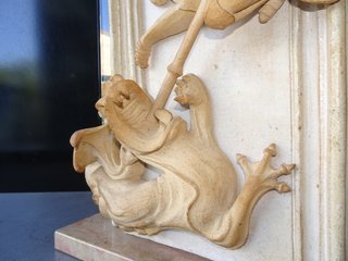 Escultura Sant Jordi Casa Amatller- Refractario.