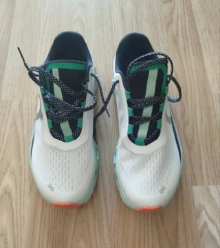 Zapatillas On Cloudmonster Verde/Blanco