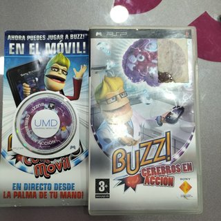 Videojuego PSP Buzz cerebros en accion