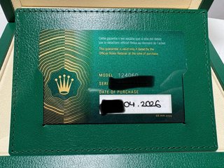 Rolex Submariner 124060 Nuevo 2026 Full Set