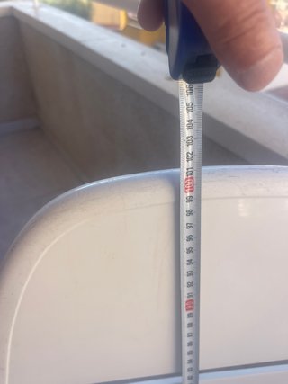 Silla plegable de playa o piscina blanca