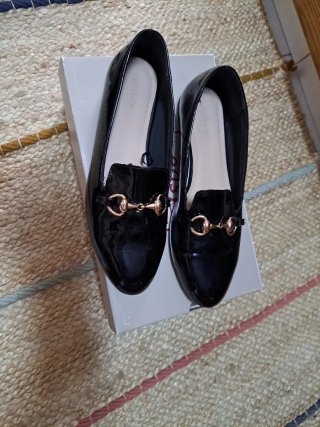 Mocasines charol mujer