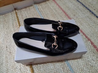 Mocasines charol mujer