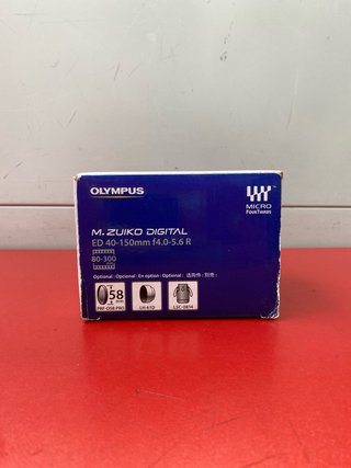 OBJETIVO DE CAMARA: OLYMPUS M.ZUIKO "40-150mm"