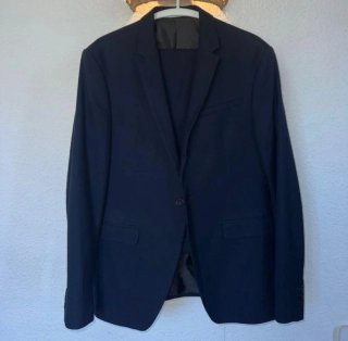 Traje Zara Azul Talla 46/36
