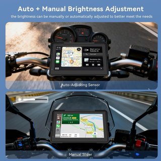 Pantalla Carplay Moto 7 IPX67