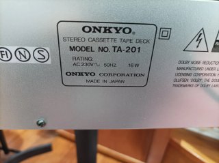 Pletina Cassette Onkyo TA-201