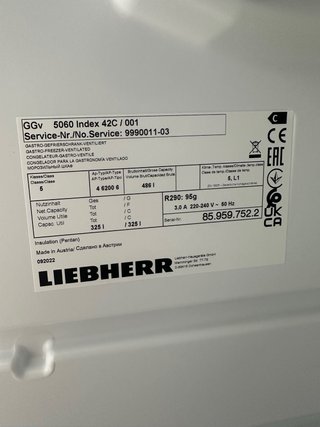Congelador Industrial LIEBHERR GGv 5060