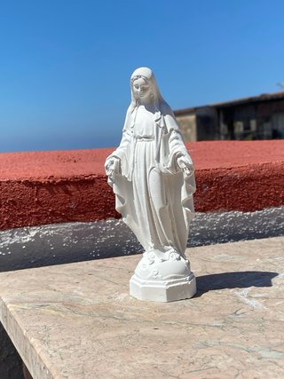 Statuetta Madonna in gesso