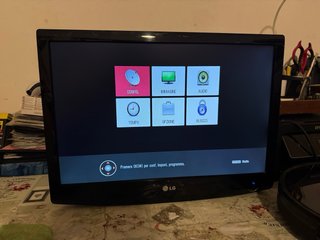 Monitor LG 22 pollici nero