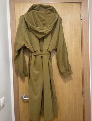 Parka Zara verde caqui Talla XS