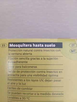 Mosquitera Livarno Home hasta suelo puerta