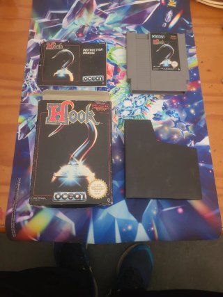 NES Hook Juego + Manual + Caja