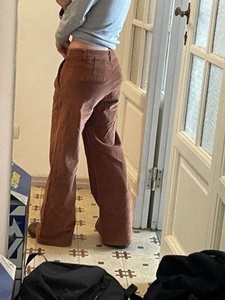 Pantaloni flare in velluto a coste taglia 42