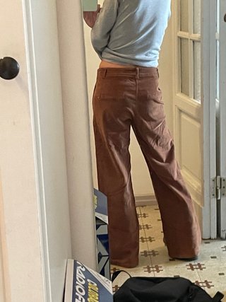 Pantaloni flare in velluto a coste taglia 42