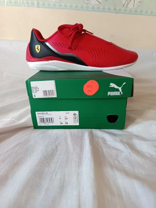 Zapatillas Puma Ferrari Rojas y Negras