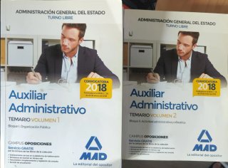 Libros auxiliar administrativo estado