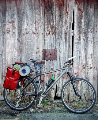 Bicicleta cicloturismo Rockrider