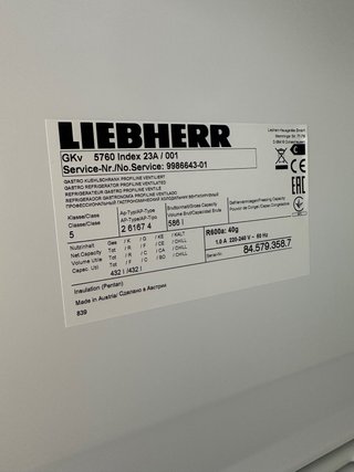 Nevera Industrial Liebherr GKv 5760