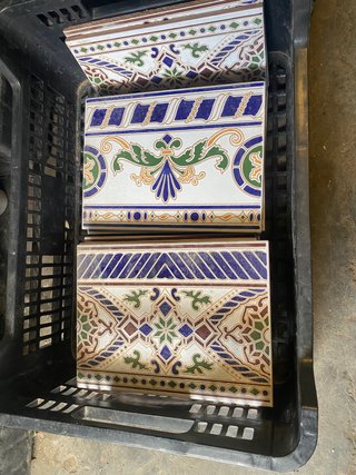 Azulejos decorativos estilo barroco - 1€