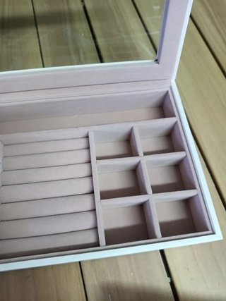 SONGMICS Caja Joyero con 4 Bandejas Apilables