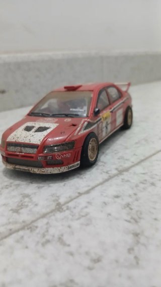 Coche Scalextric Rojo Rally