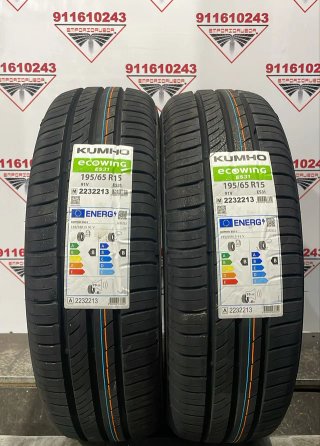 195 65 15 V KUMHO RUEDA NUEVA YA MONTADA