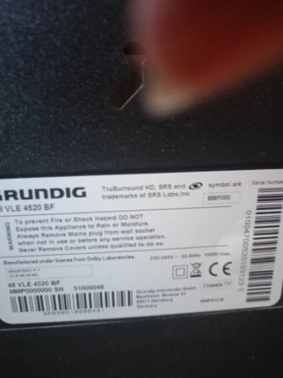 TV Plasma 50 Negra