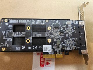 Tarjeta Red Dual 10Gb RJ45 + 2 Slots NVMe