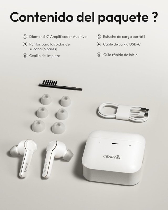 CEARVOL Diamond X1 Auriculares Bluetooth