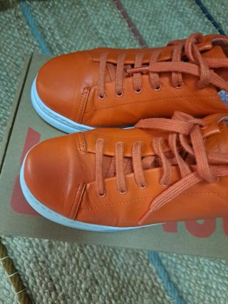 Zapatillas Camper Runner Up Piel Naranja