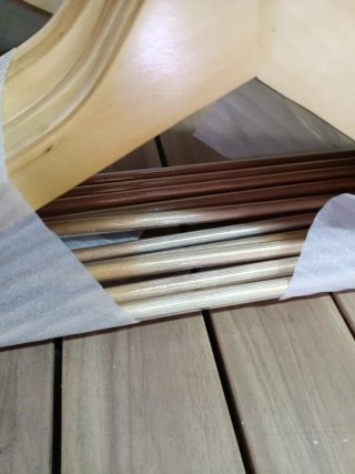 SONGMICS Percha de Madera Maciza, Juego de 20