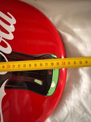 Señal Chapa Coca-Cola Vintage Años 90