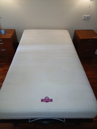Cama articulada eléctrica + colchón 105x190