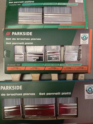 Set de 10 brochas Parkside profesional