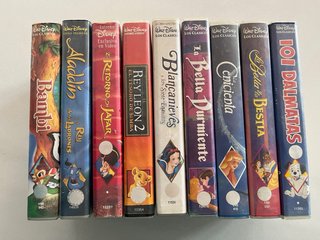 Lote 9 VHS Disney originales vintage  Finales 80