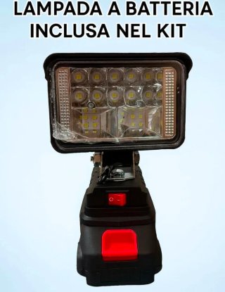 Kit 4in1 Potatura Cesoia + Motosega + Asta + Faro