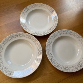 Plato 2 San Claudio/3Royal China floral oro