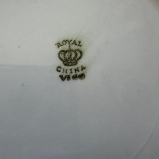 Plato 2 San Claudio/3Royal China floral oro