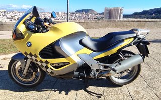 Moto BMW K1200RS Color Amarillo/Gris como nueva