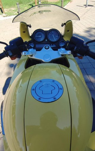 Moto BMW K1200RS Color Amarillo/Gris como nueva