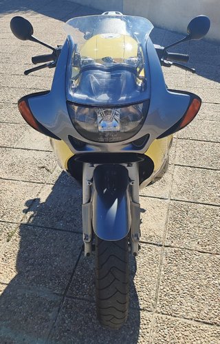 Moto BMW K1200RS Color Amarillo/Gris como nueva