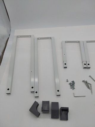HOOBRO Mesa Auxiliar de Sofá en Forma de C Plegable, Mesa Pequeña de Centro de Estilo Industrial, Mesa de Café con Estante de Al