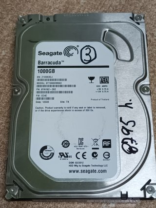 disco hdd 1tb, 3.5, seagate, con informe