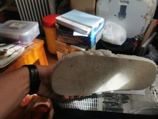 Chanclas Adidas Gris y Blanco