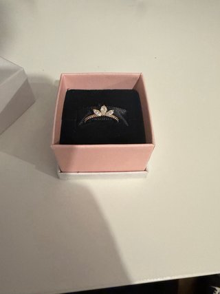 Anillo Pandora Herbario Brillante Talla 48