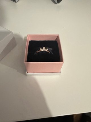 Anillo Pandora Herbario Brillante Talla 48